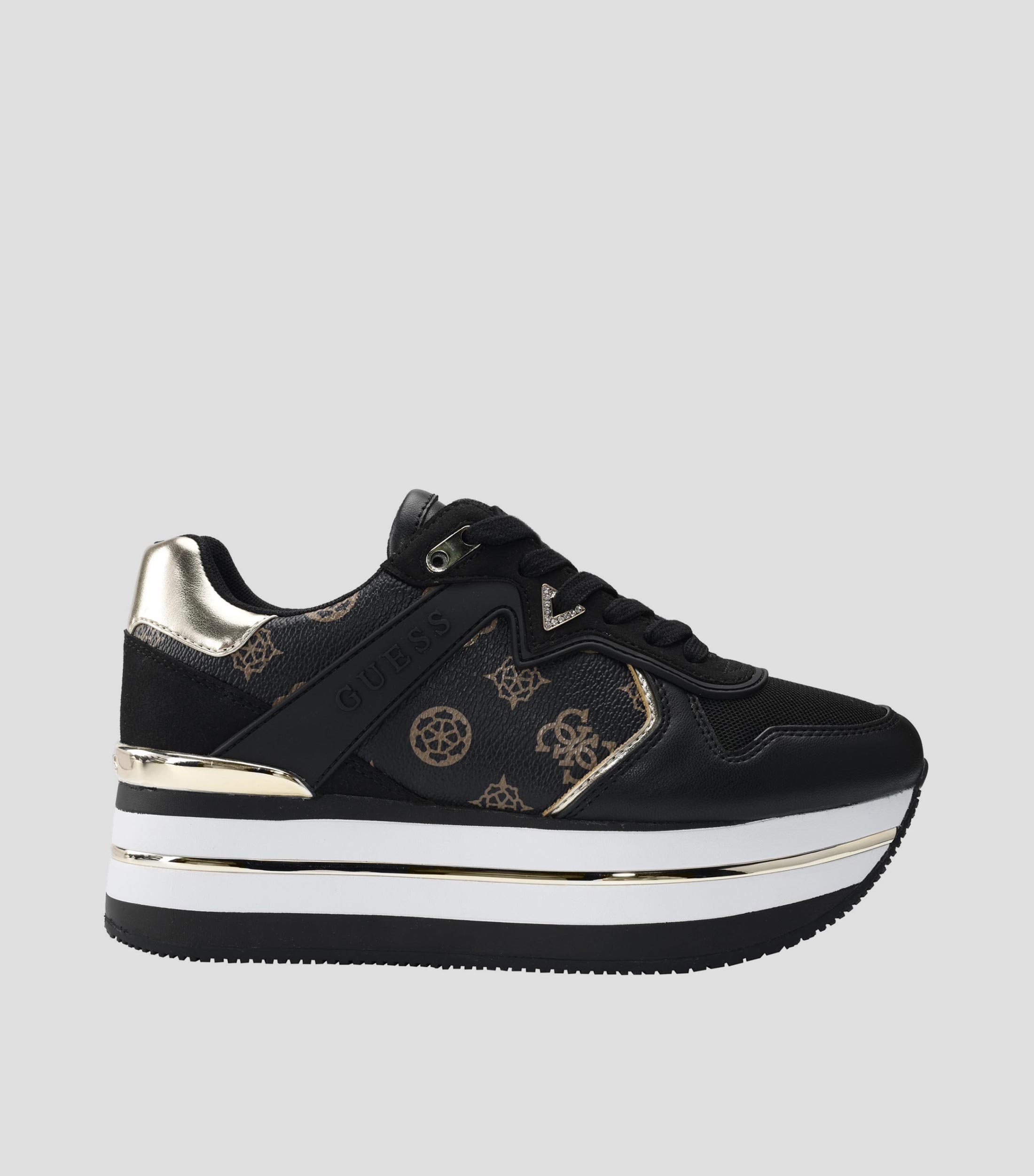 Tenis guess mujer 2025 negro